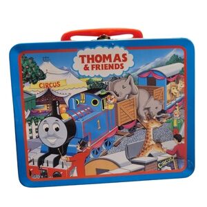 *Vintage* '02 Thomas & Friends Metal Lunch Box W/35 Piece Puzzle